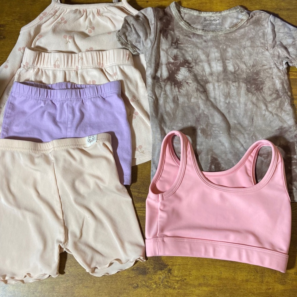 Kids 6 Piece Clothing Bundle Gerber Childrens Place Jimonda Tula Bee Loungewear